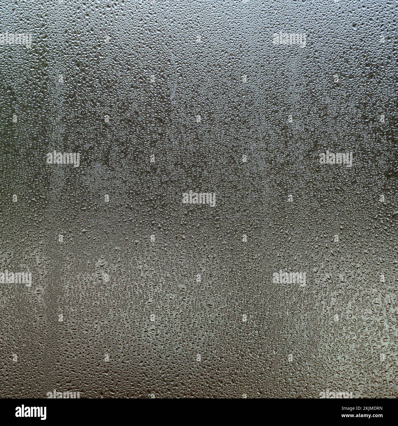 Morning condensation on the windows during the cooling period outside, the texture of