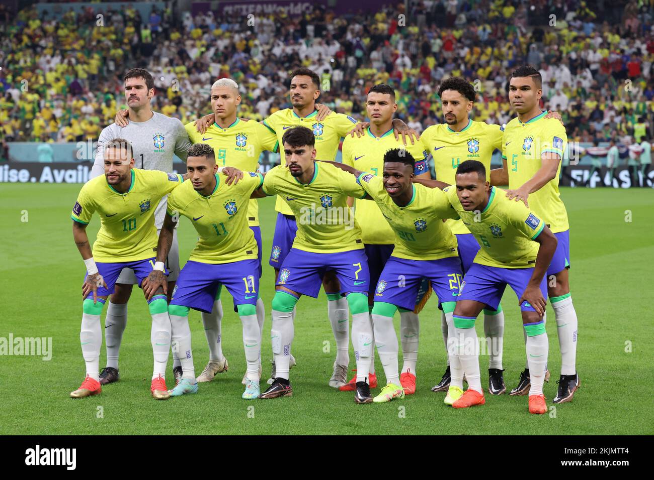 Brazil team picture football 2022 hi-res stock photography and