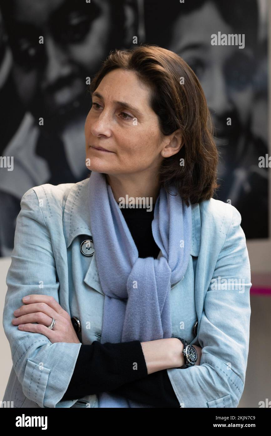 Amelie OudeaCastera, Minister for Sport and the Olympic and Paralympic Games seen during her