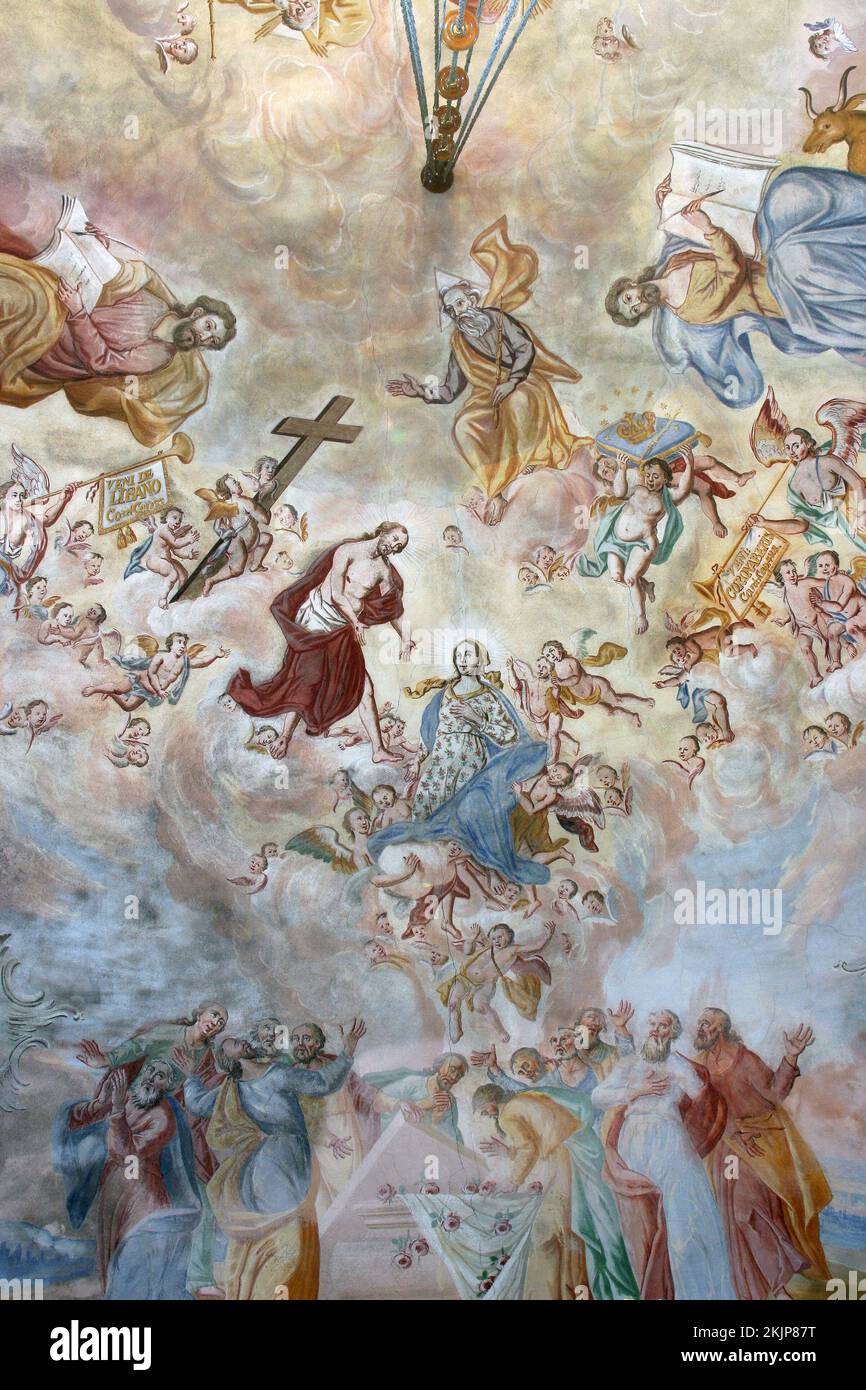 Assumption of mary fresco hi-res stock photography and images - Alamy