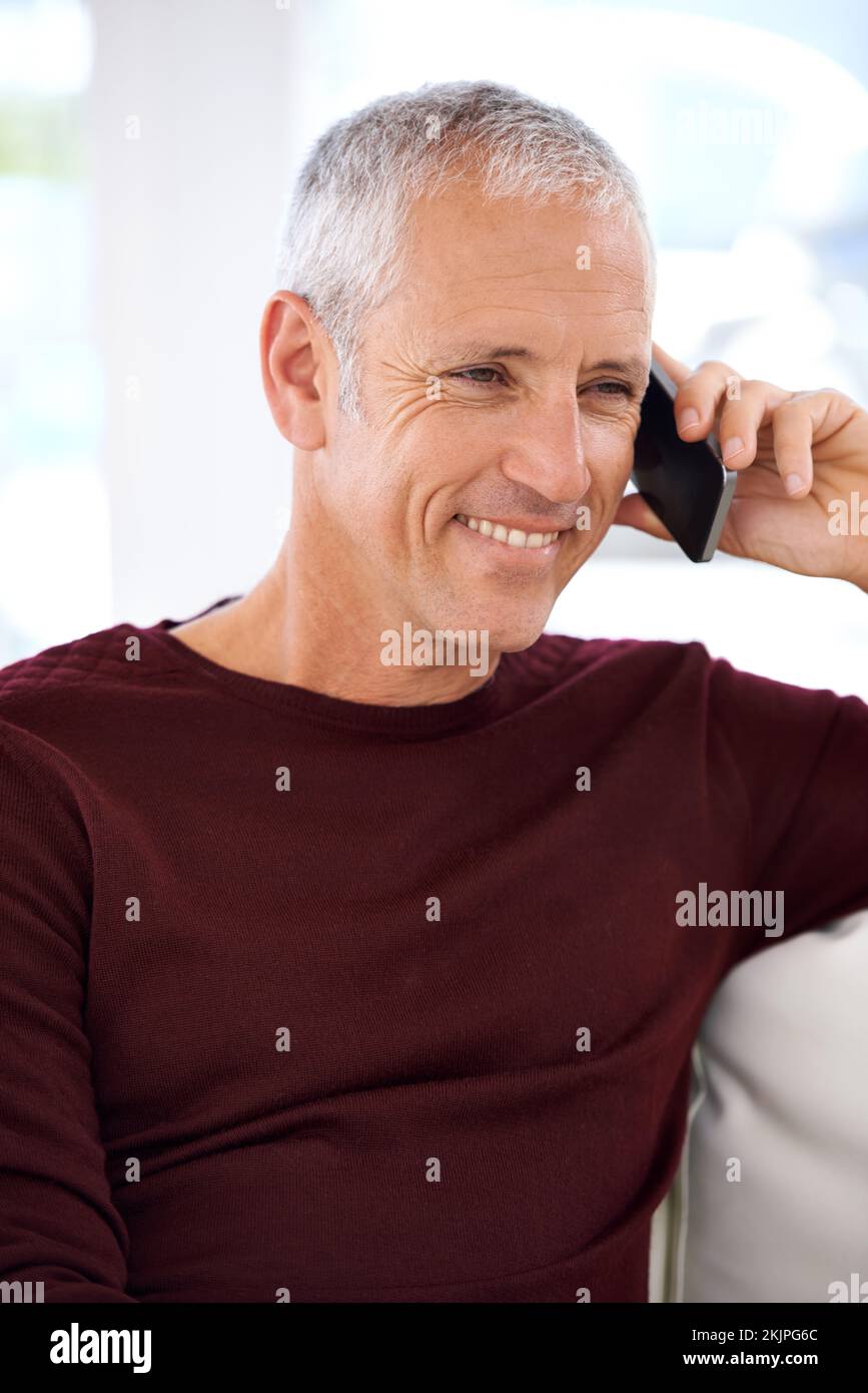 Happy mature man hi-res stock photography and images - Alamy