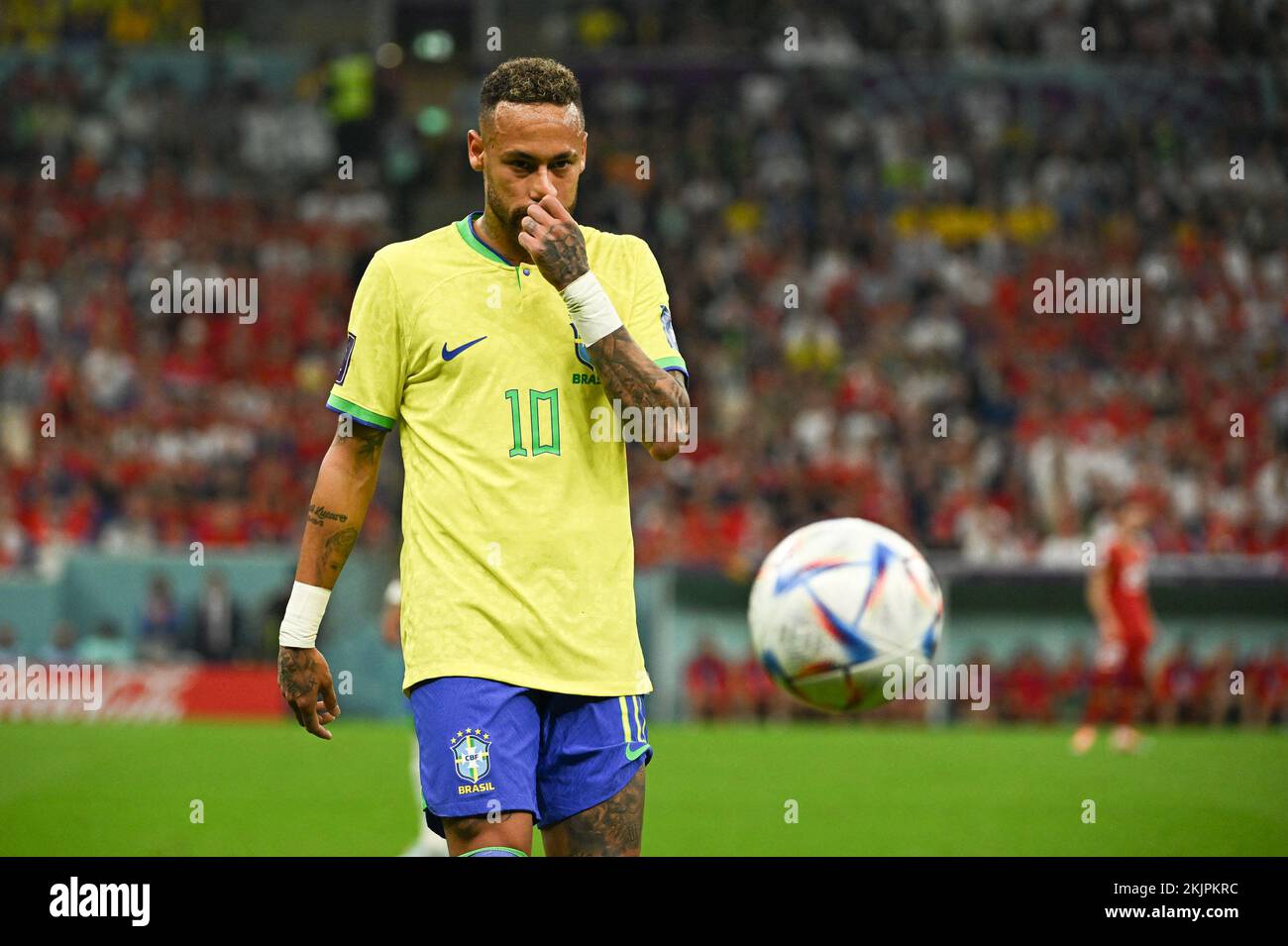 Neymar Jr of Brazil during Brasil v Serbia match of the Fifa World Cup ...