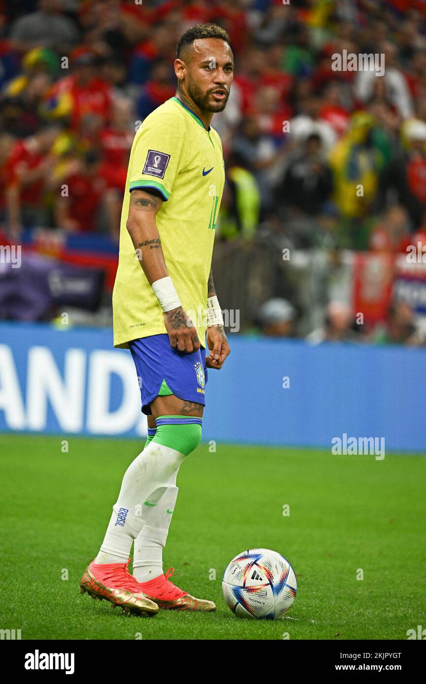 Neymar Jr Of Brazil During Brasil V Serbie Match Of The Fifa World Cup Neymar Jr Of Brazil During Brasil V Serbie Match Of The Fifa World Cup