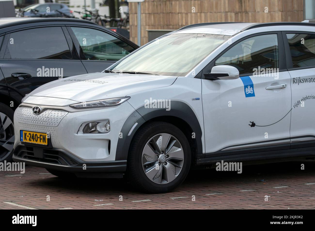 Electrical Rijkswaterstaat Company Car At Amsterdam The Netherlands 24