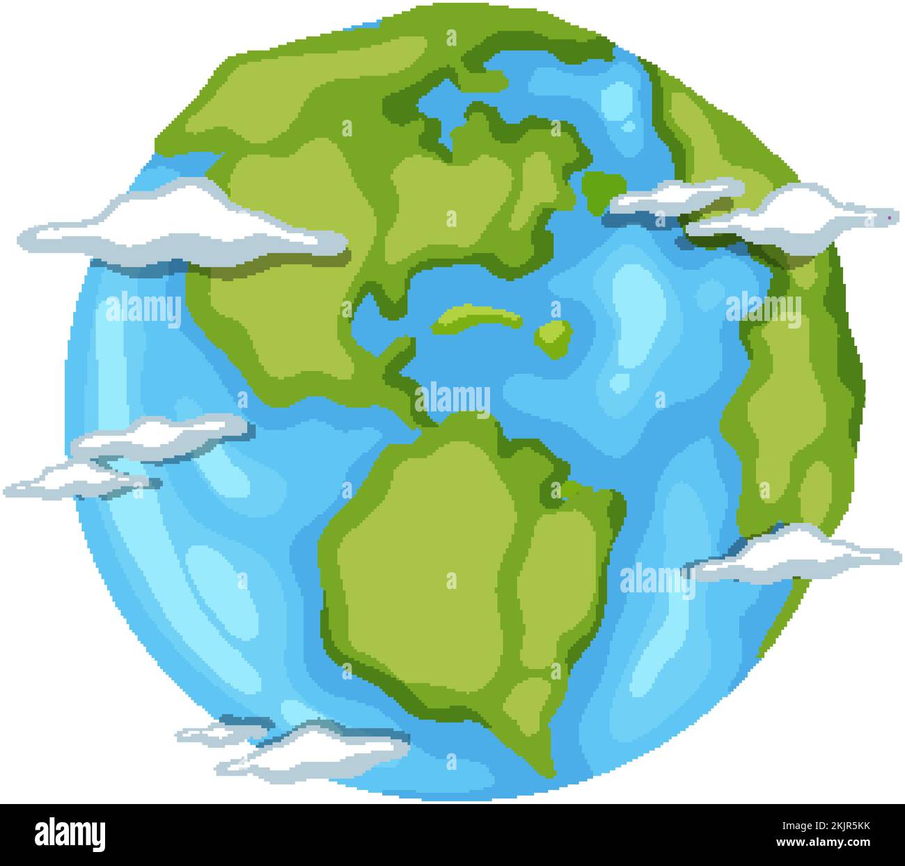 Earth globe icon on white background illustration Stock Vector Image ...