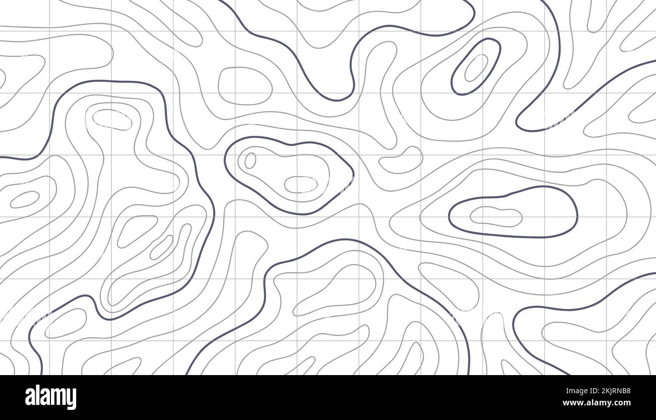Topographic map lines Topology - Topographic Map Lines Topology Outline Contour Vector Wavy Abstract Relief 2KJRNB8 