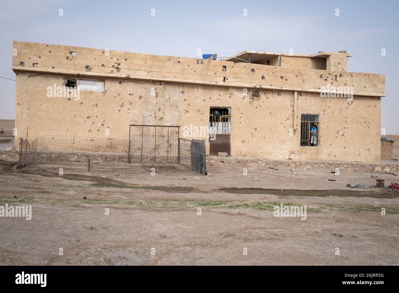 Iraq, Ninawa province, Tall Afar on 2022-10-17. Report on explosive remnants of war in Iraq, one of the most contaminated countries in the world after Stock Photo