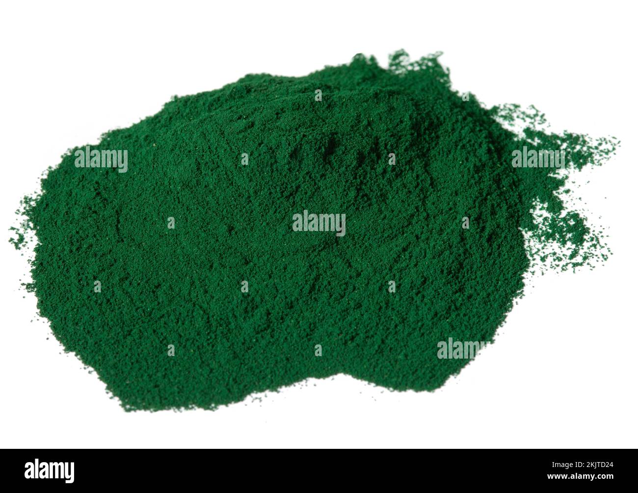 Organic spirulina algae powder isolated on white Stock Photo Alamy
