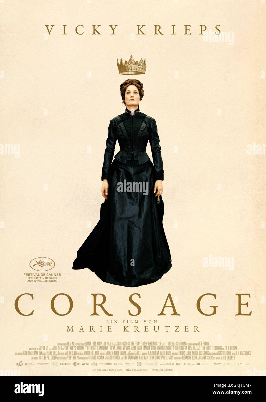 CORSAGE (2022), directed by MARIE KREUTZER. Credit: Film AG Produktion / Album Stock Photo