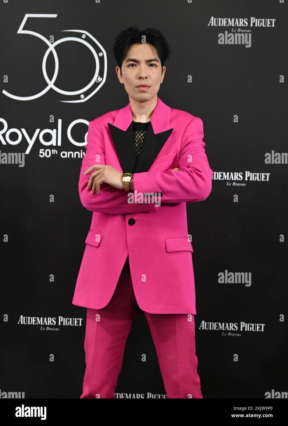 Taiwanese singer and actor Jam Hsiao attended the Audemars Piguet Royal