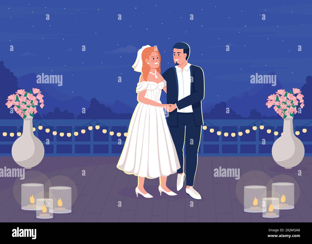 Intimate scenery Stock Vector Images - Alamy