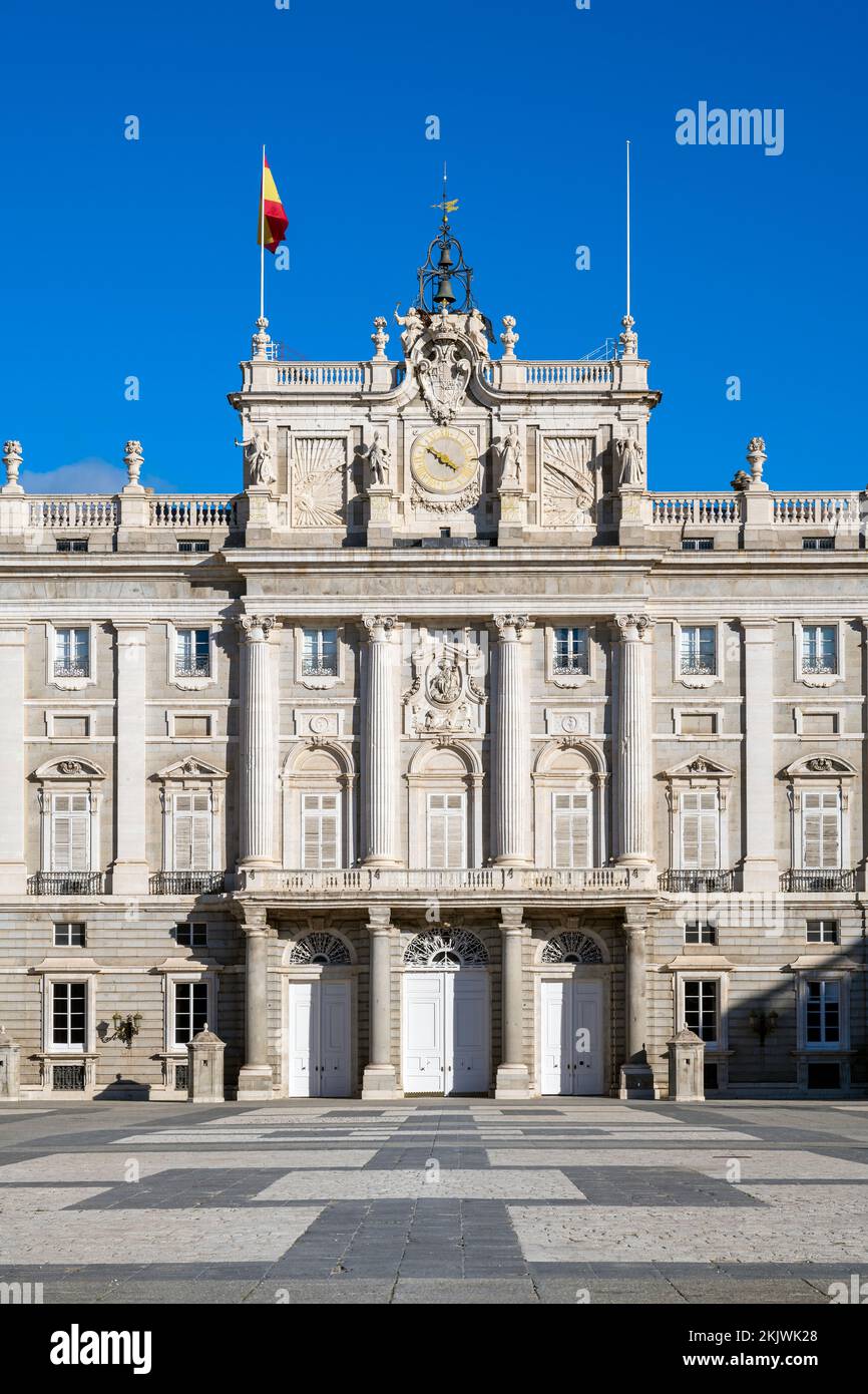 Royal palace of madrid palacio real madrid spain stock photo alamy