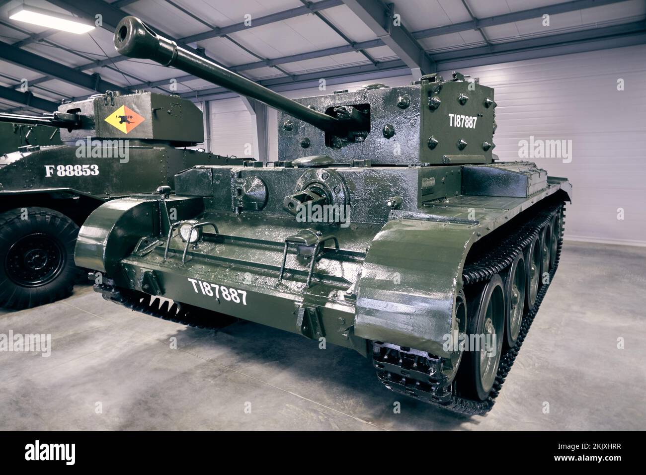 British Cromwell tank at the armored vehicle museum Stock Photo Alamy