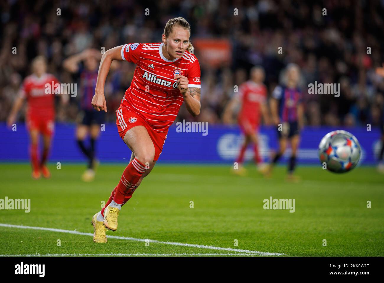 Amy Rall Barcelona, Spain. 24th Nov, 2022. Maximiliane Rall of FC Bayern Munchen ...