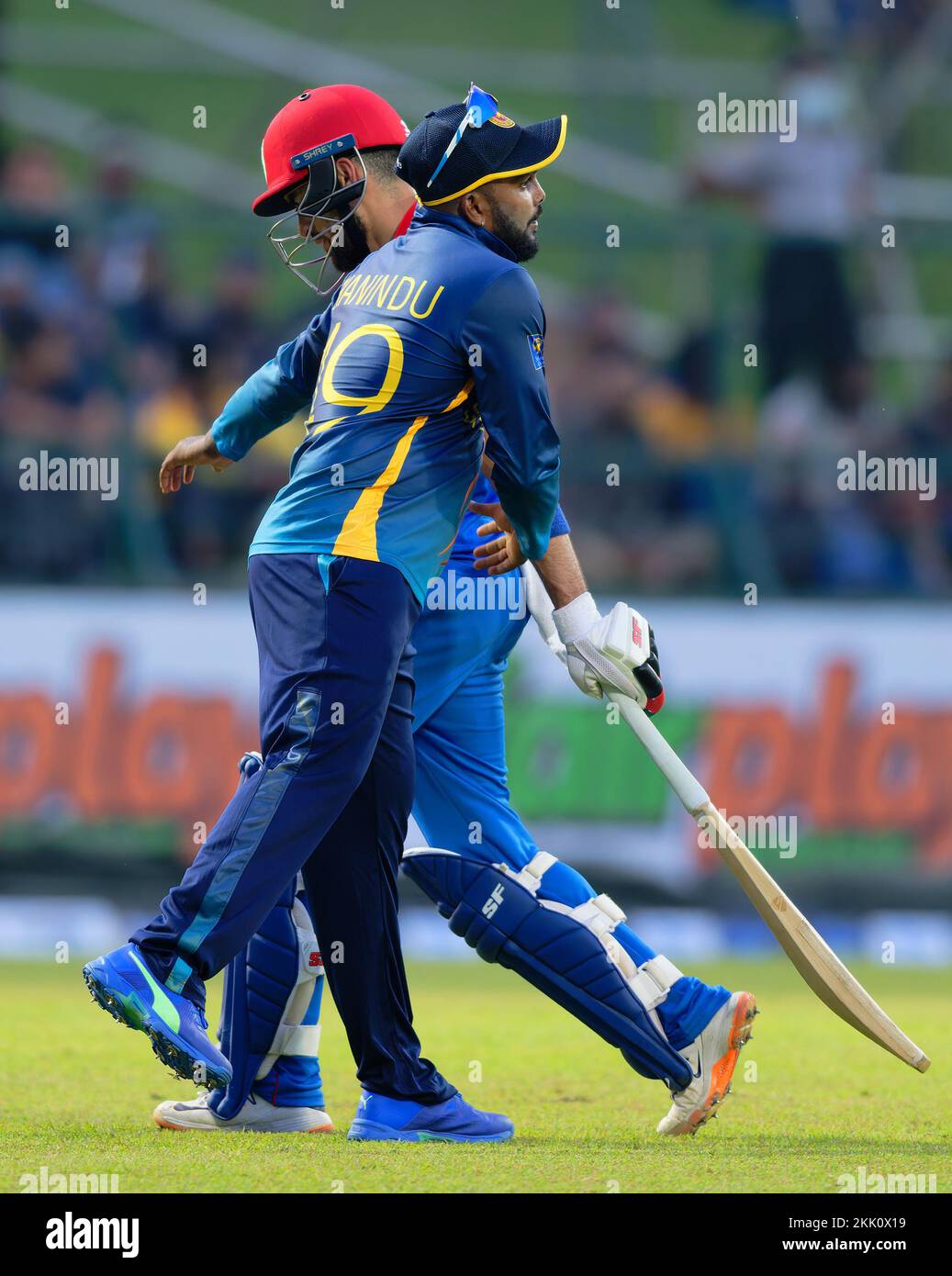 Kandy, Sri Lanka. 25th November 2022. Sri Lanka's Wanidu Hasaranga