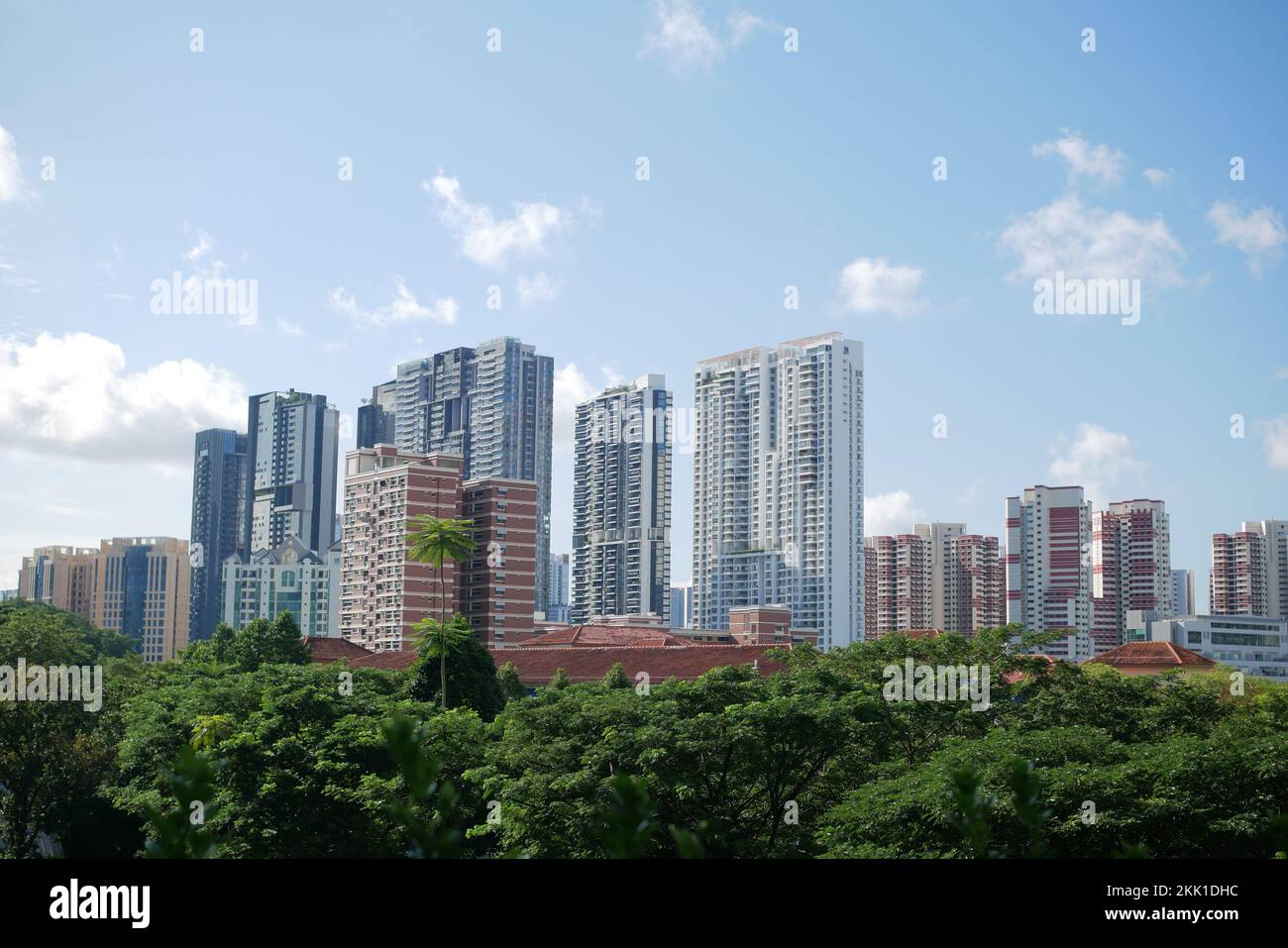 Singapore - December 4, 2019: Street view of Singapore at sunny day with  the centre of arts and books Bras Basah Complex, Singapore Stock Photo -  Alamy