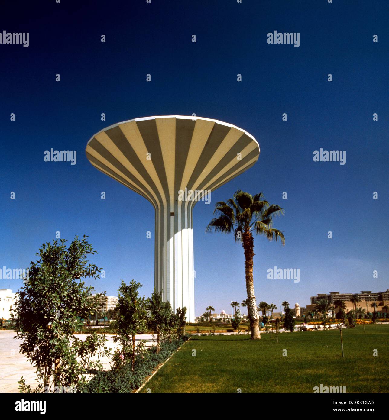 AlFutah Riyadh Saudi Arabia Water Tower built in the 1970's by