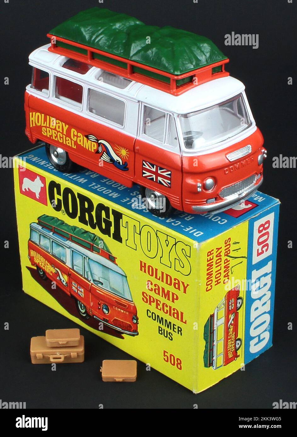 1970 昭和レトロ1/43 Corgi Commer Bus 撮影車
