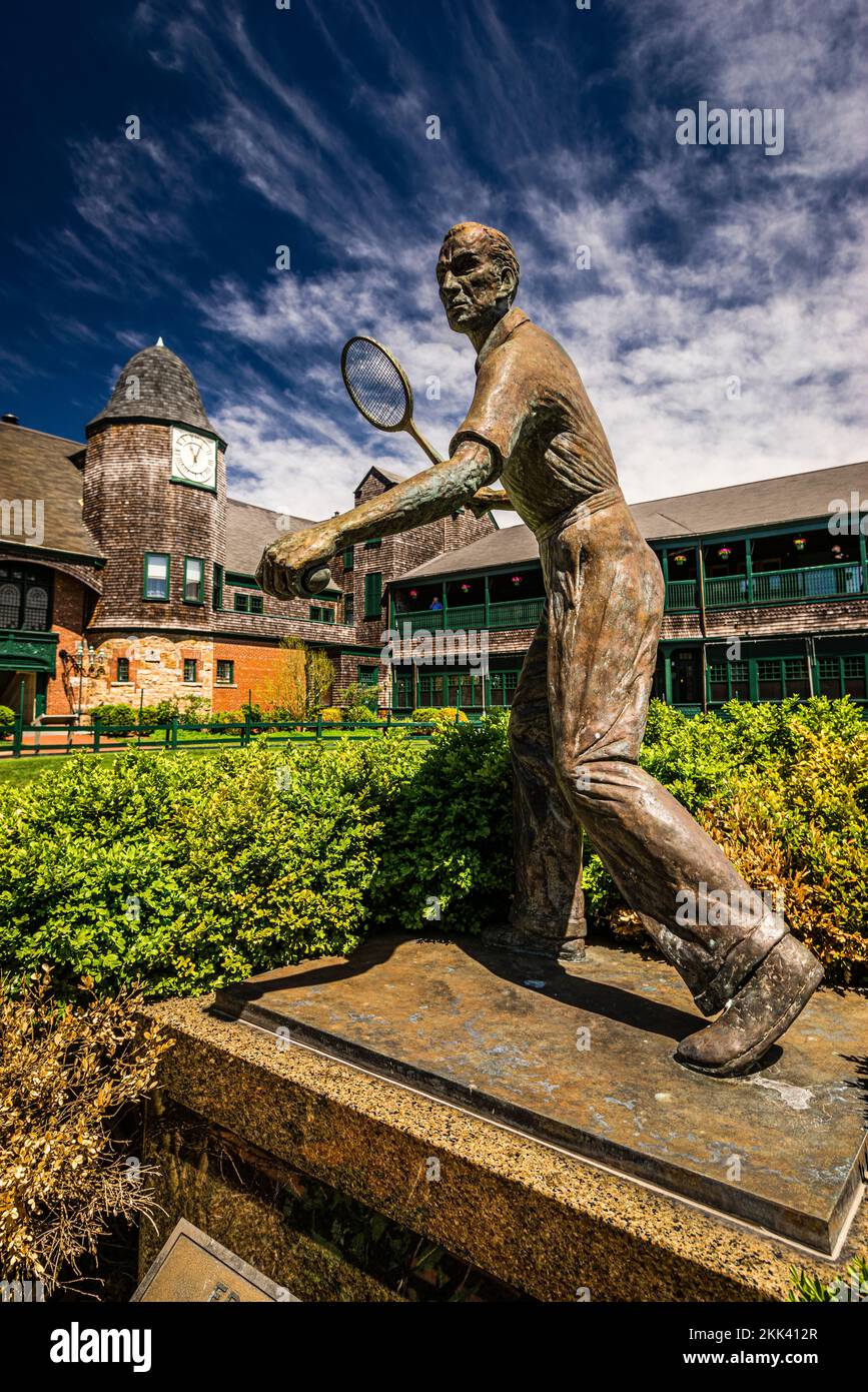 International Tennis Hall of Fame Newport Casino   Newport, Rhode Island, USA Stock Photo