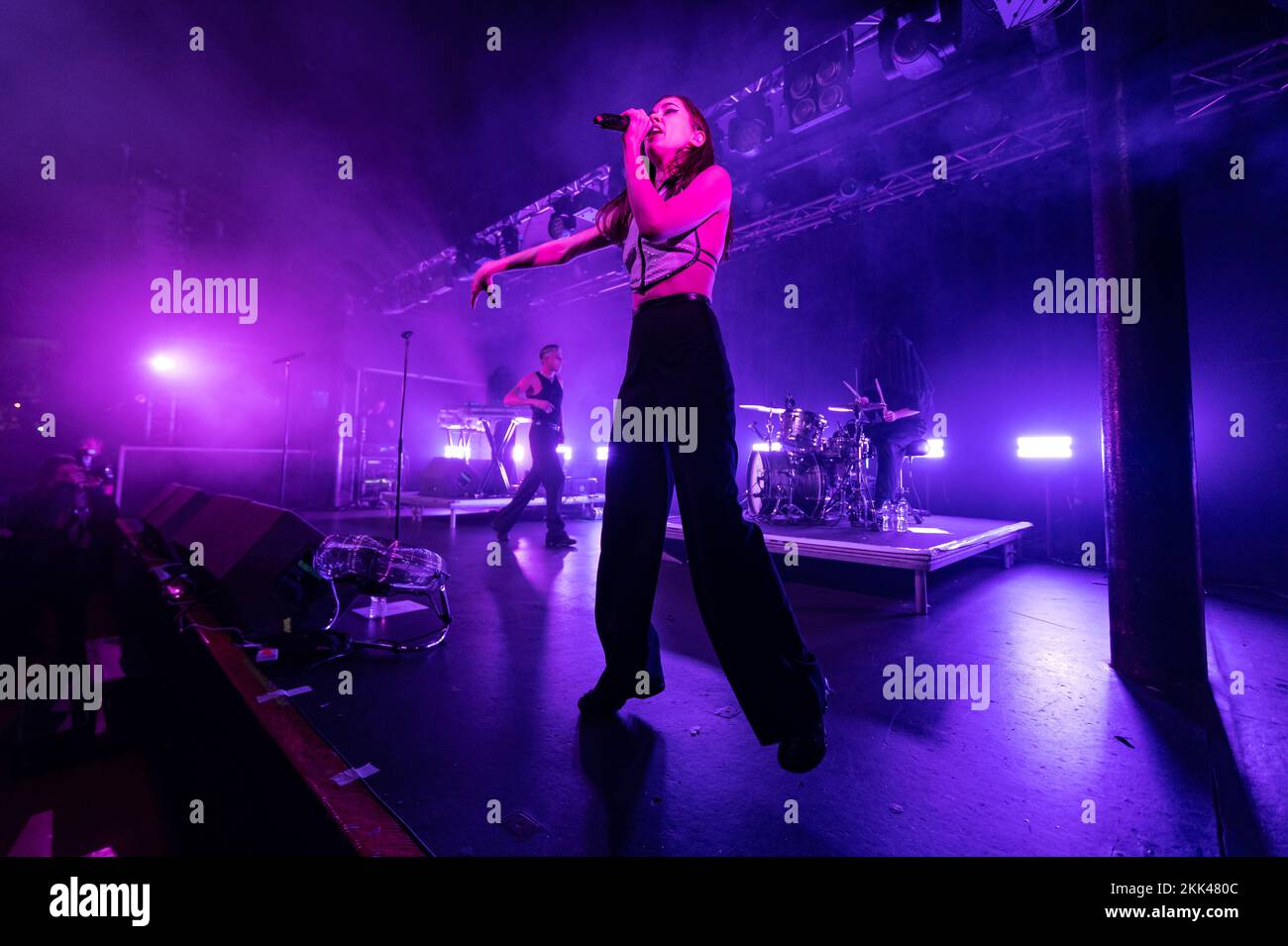 Nottingham, UK. 24th Nov, 2022. Confidence Man perform at Stylus, Leeds, UK Credit: Gary Stafford/Alamy Live News Stock Photo