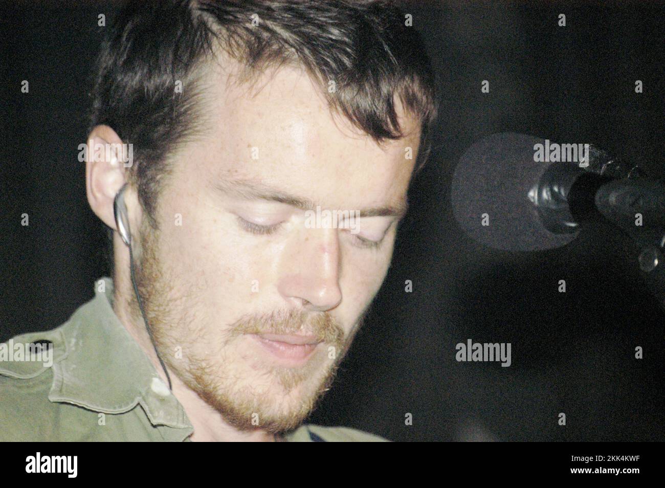 DAMIEN RICE, CONCERT, 2003: Irish singer songwriter Damien Rice touring ...