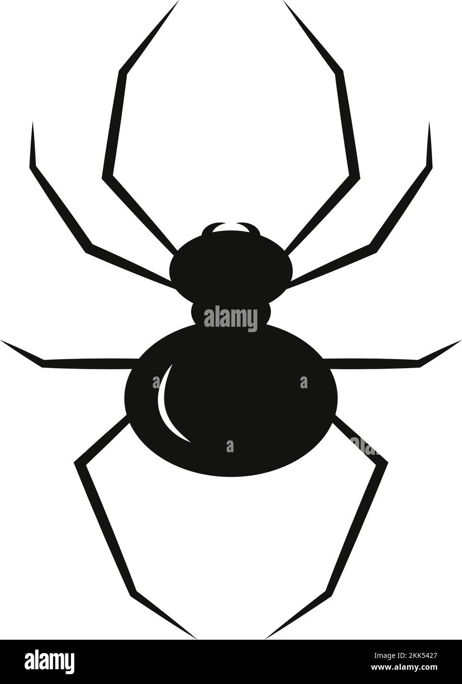 this is spider unique logo vector illustration Stock Vector