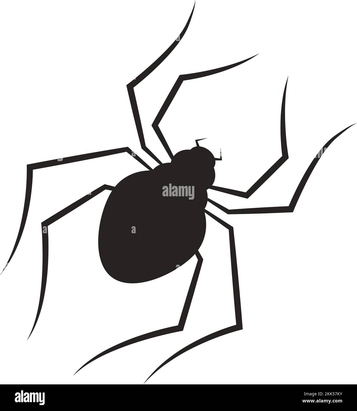 this is spider unique logo vector illustration Stock Vector