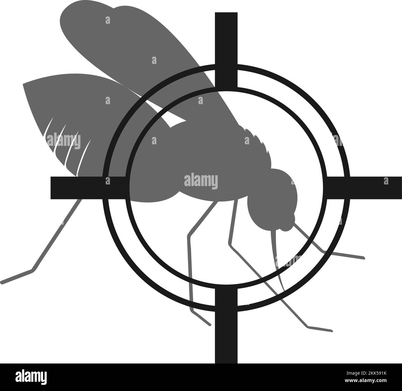 Cartoon mosquito Black and White Stock Photos & Images Alamy