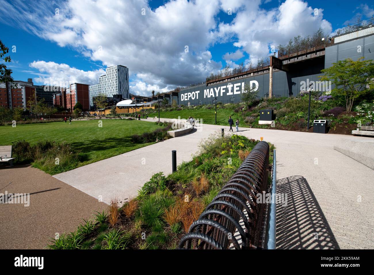 Mayfield Park, Manchester City Centre Stock Photo Alamy