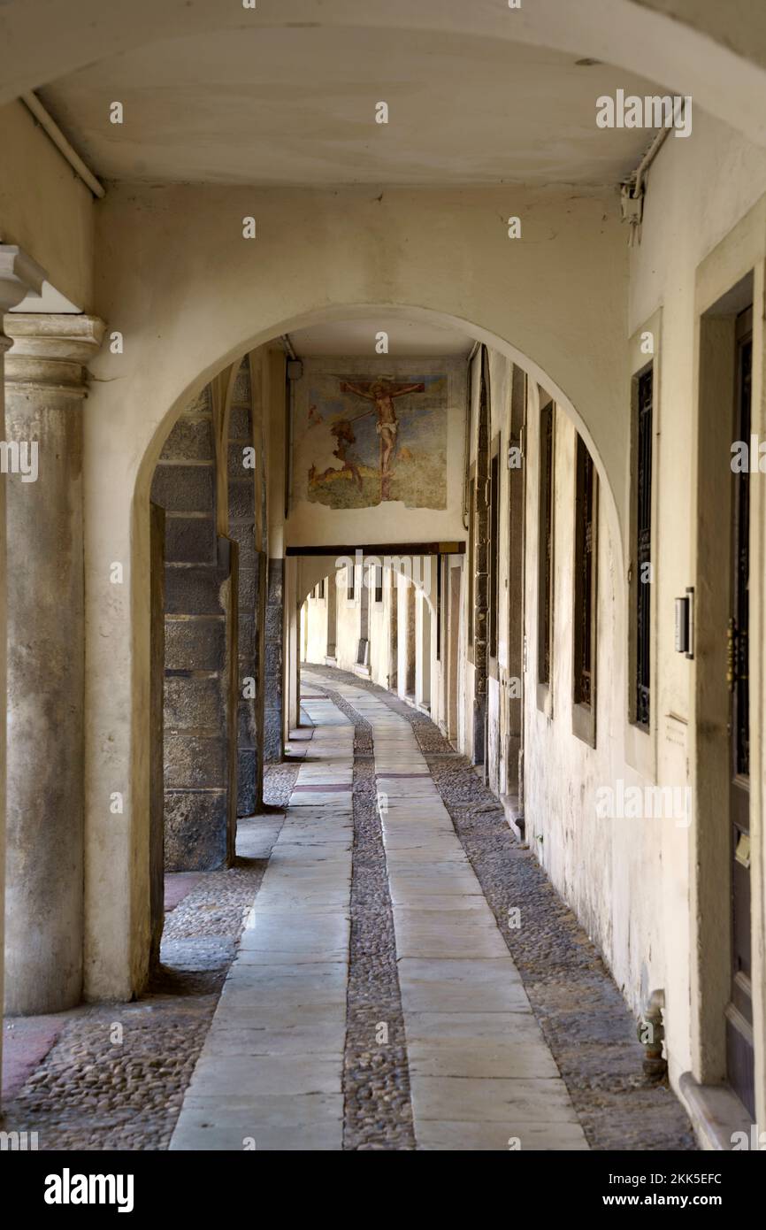 Vittorio Veneto, historic city in Treviso province, Veneto, Italy Stock Photo