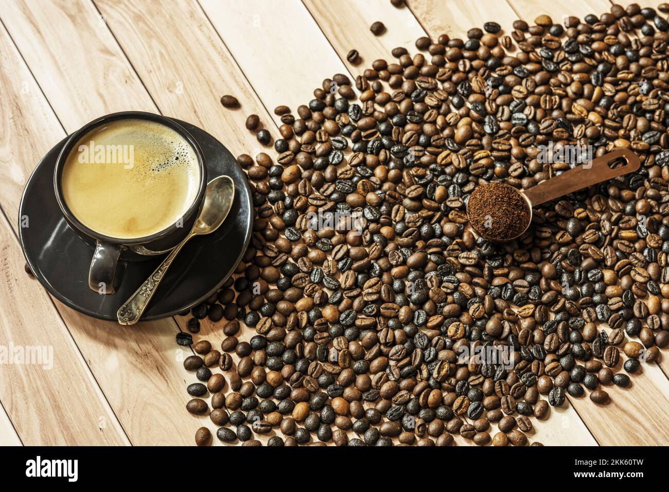 Coffee is the drink that is obtained from the roasted and ground grains