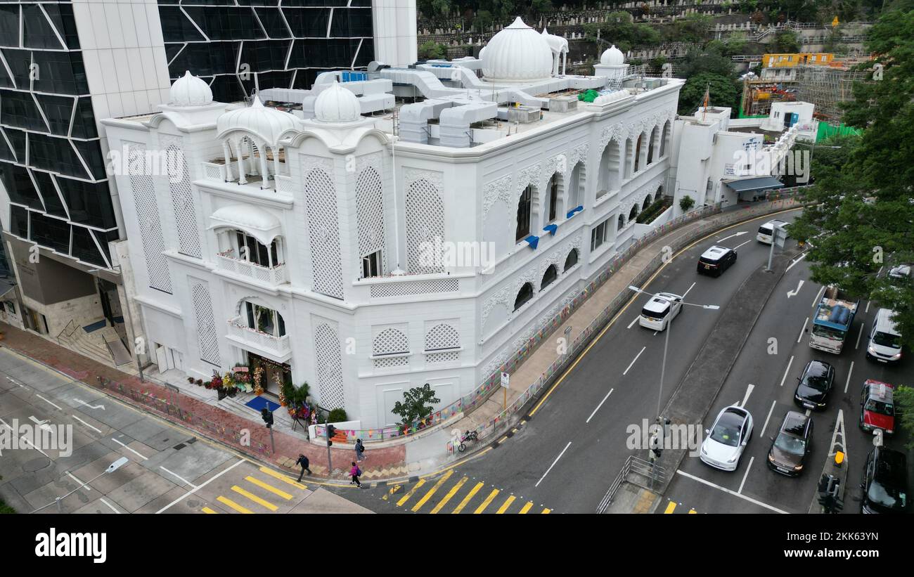 General view of Khalsa Diwan Sikh Temple at Wan Chai. 07NOV22 SCMP