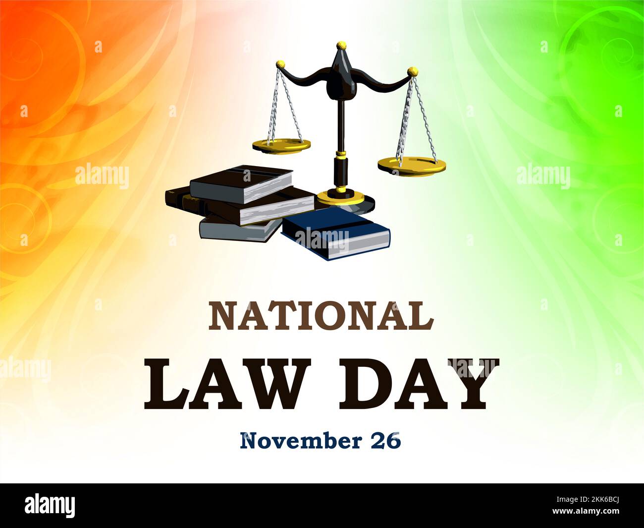 National Law Day, Constitution Day, India, November 26, Template for
