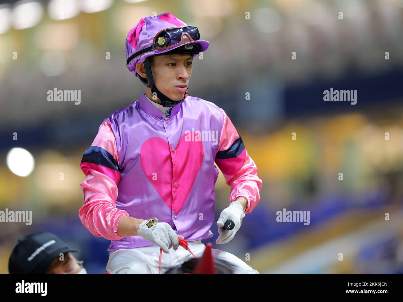 Scmp Racing Race 7, EXCELLENT PEERS(4), ridden by Matthew Chadwick, won the class 3 ...
