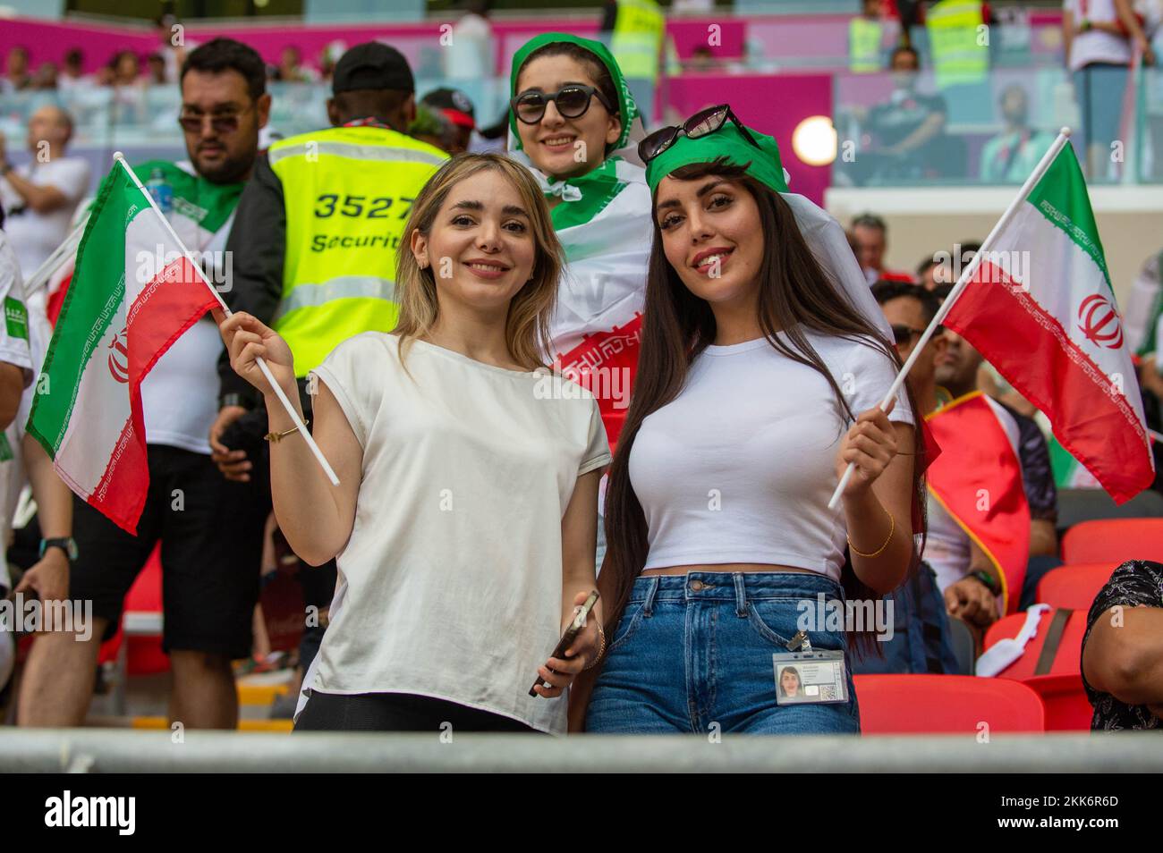 Qatar 25th Nov 2022 The Iranian Fans During The Fifa World Cup Qatar