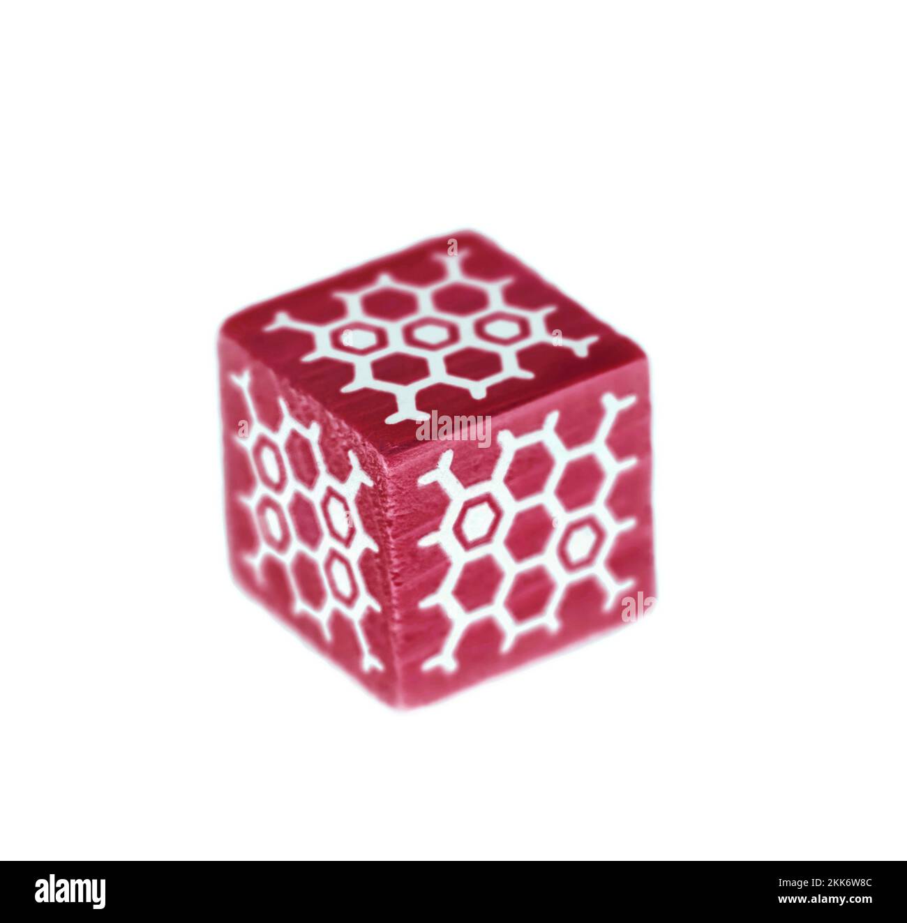 wooden dice on white background Stock Photo - Alamy