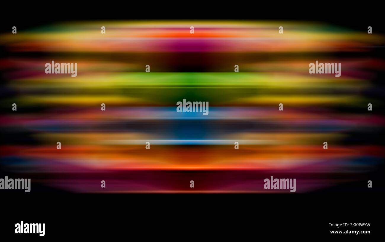 Abstract light trails on the dark background Stock Photo - Alamy