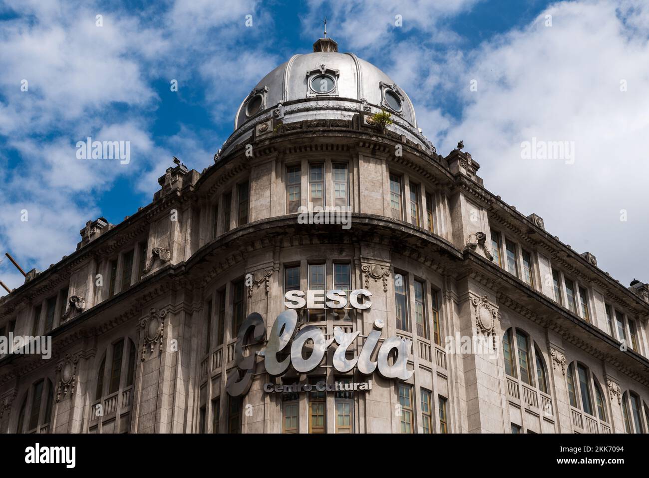 Vitoria, Brazil - August 14, 2022: Sesc Gloria. This institution serves as a community center as well as an art gallery. Stock Photo
