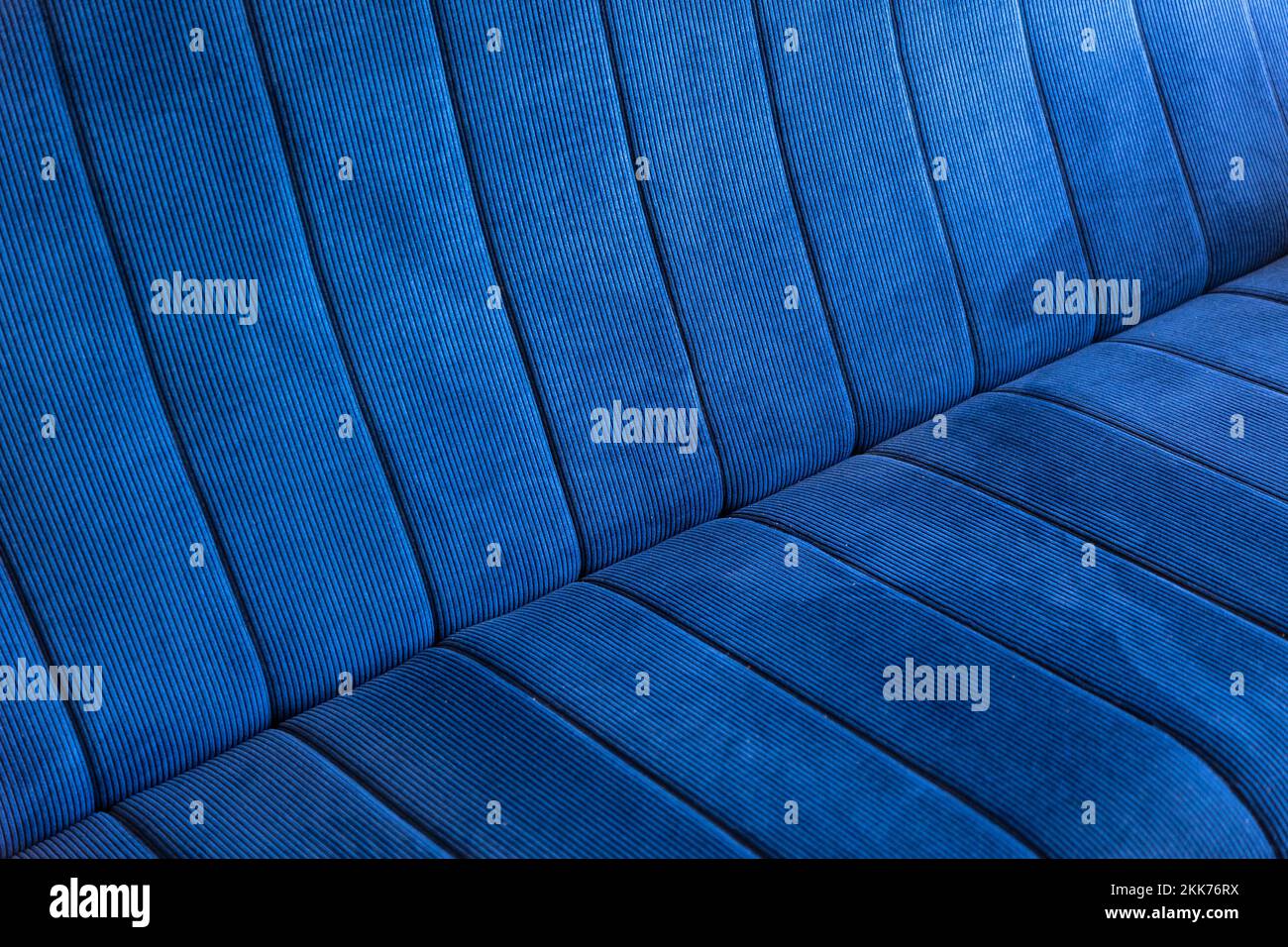 The surface of a blue sofa fabric for modern interior design Stock Photo Alamy
