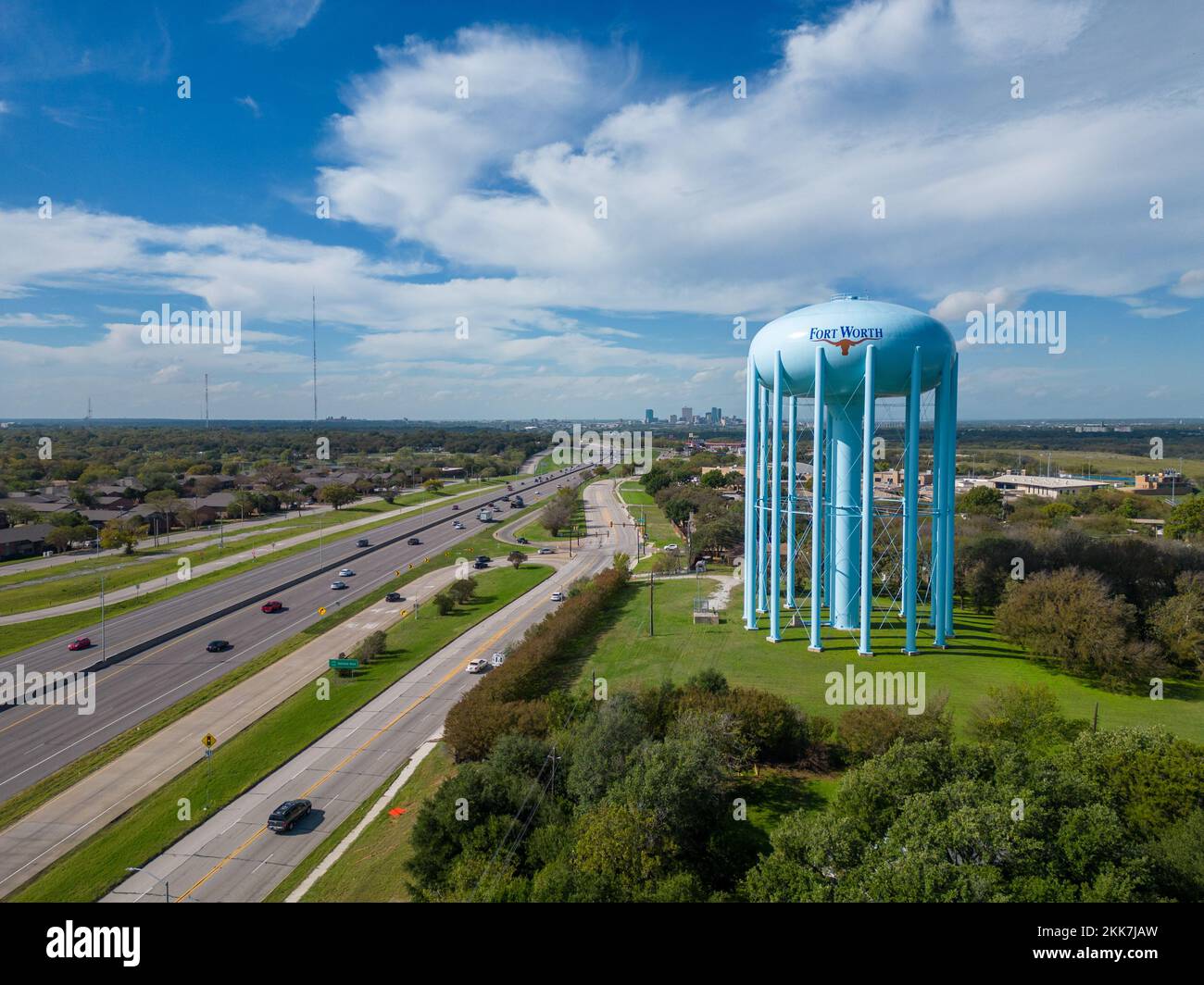 Fort Worth Water Tower aerial view FORT WORTH, UNITED STATES