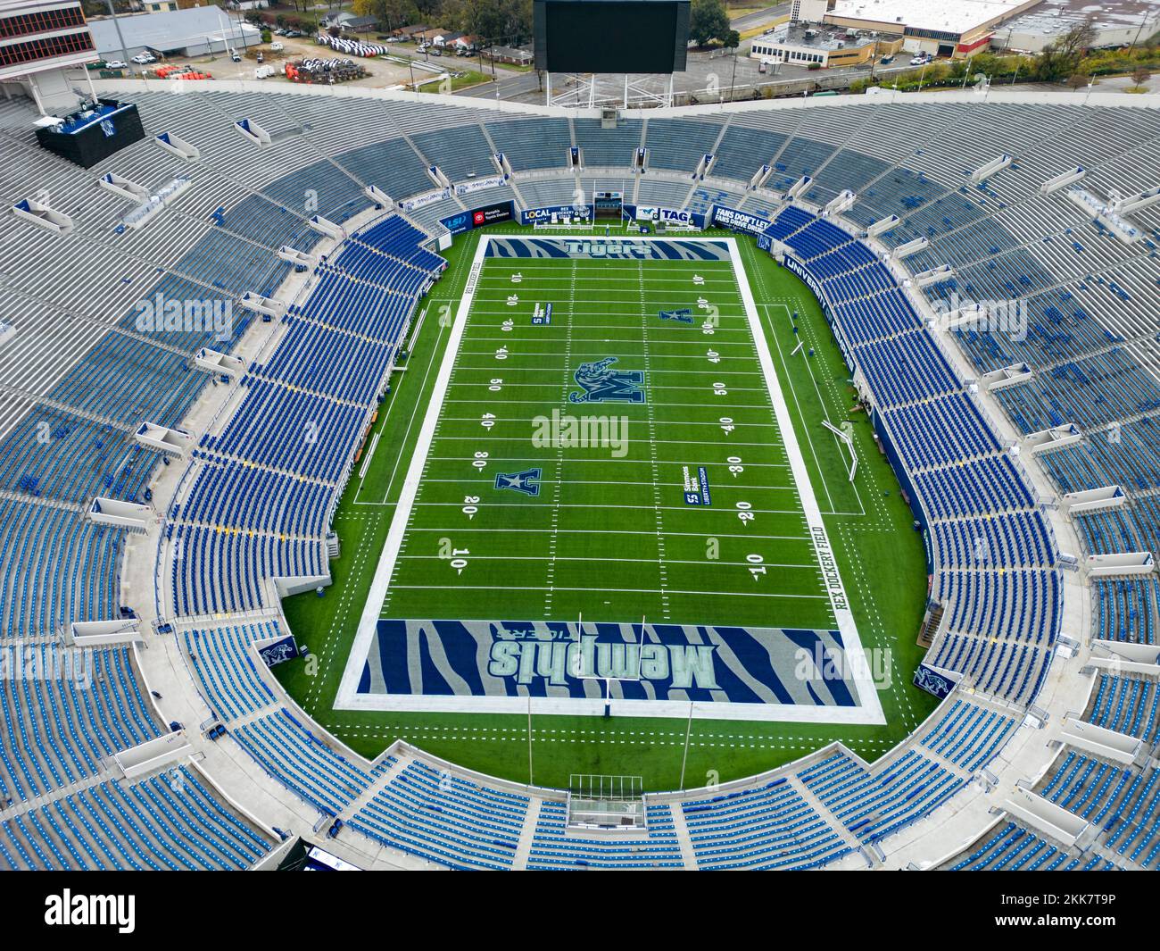 Simmons Bank Liberty Stadium of Memphis - home of the Tigers Football