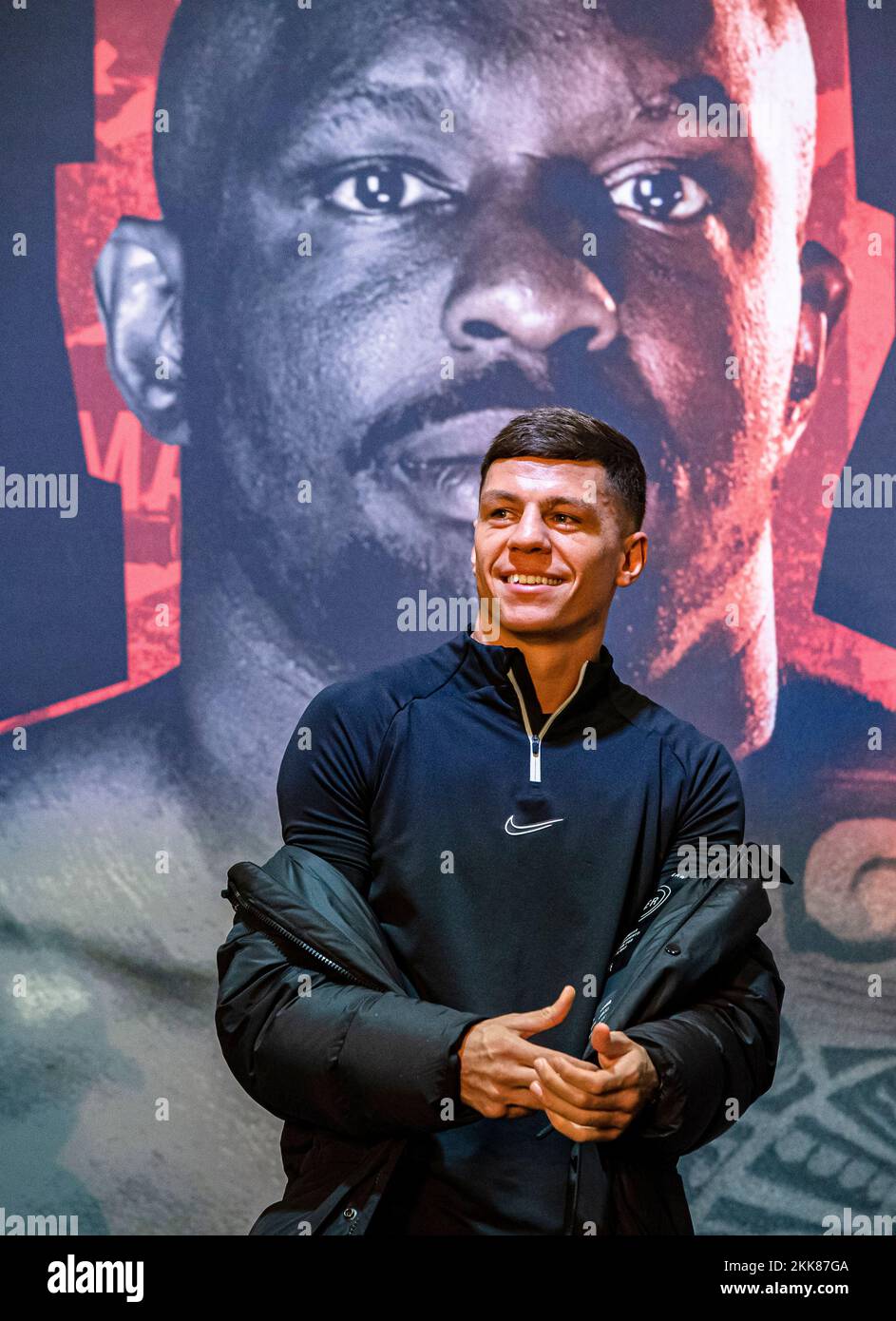 LONDON, UNITED KINGDOM. 25th Nov, 2022. Pat McCormack during Whyte vs Franklin and Undercards Public Weigh-In at The Drum Wembley on Friday, November 25, 2022 in LONDON (Editorial use only, license required for commercial use. No use in betting, games or a single club/league/player publications.) Credit: Taka G Wu/Alamy Live News Stock Photo