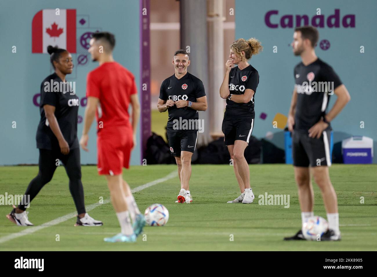 Head Coach John Herdman during training of the Canadian soccer