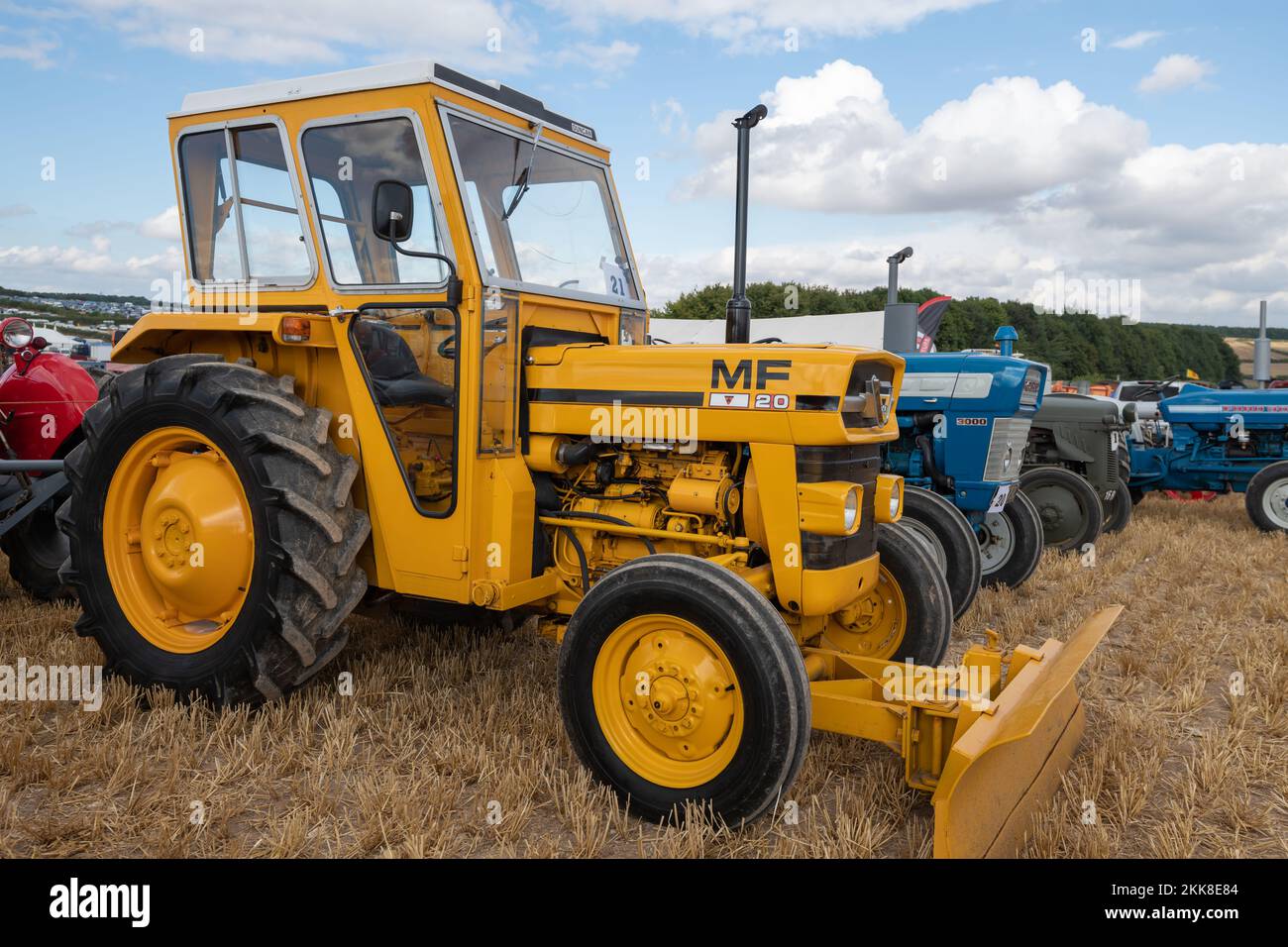 Tarrant Hinton.Dorset.United Kingdom.August 25th 2022.A restored Massey