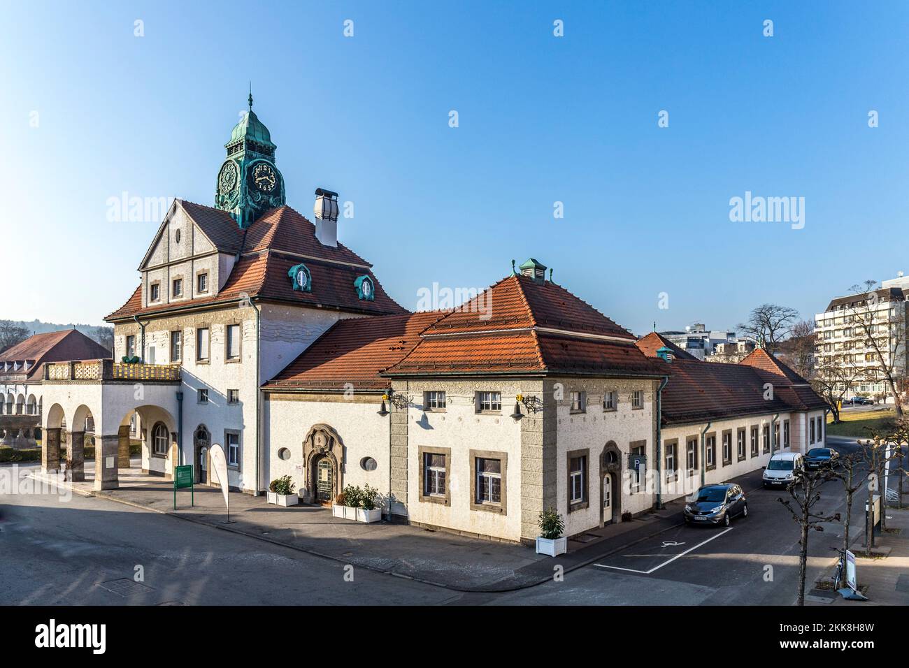 Bad Nauheim, Germany February 15, 2017 historic building of the spa