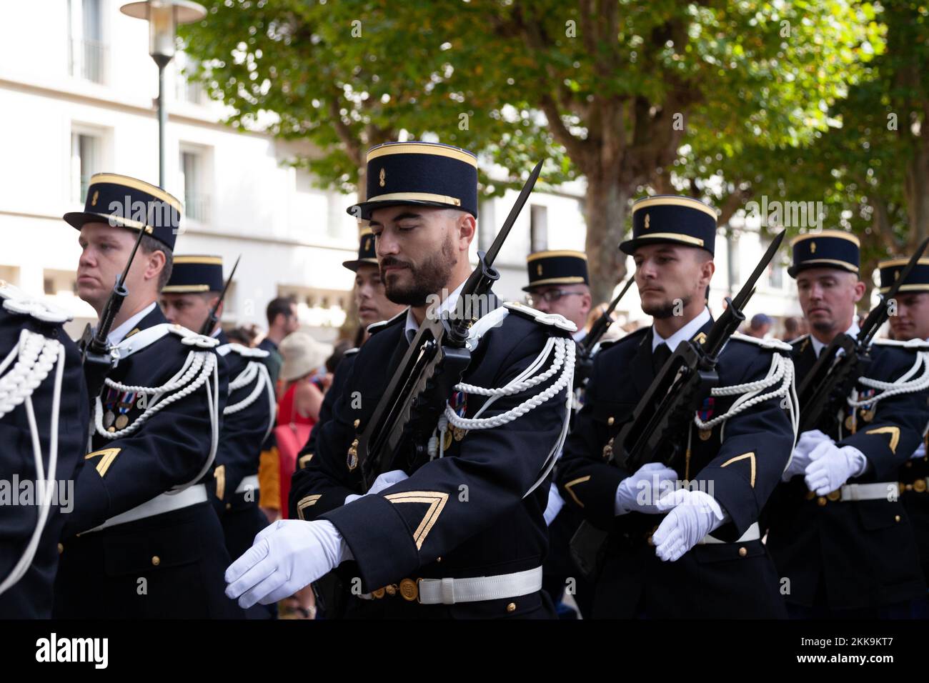 Parade gendarmes france hi-res stock photography and images - Alamy