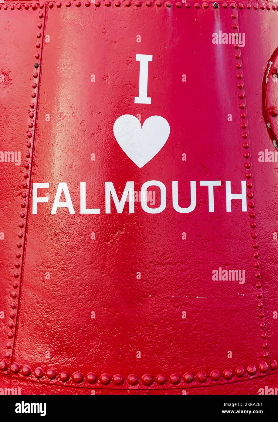 White sign red writing hi-res stock photography and images - Alamy