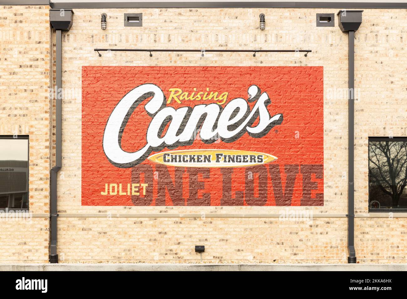 Raising Cane's is an American fast food restaurant chain that specializes in chicken fingers