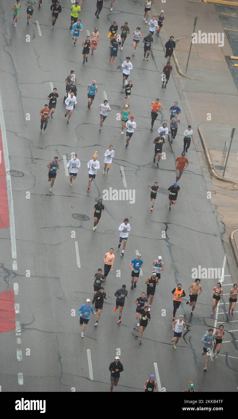 Some of more than 20,00 runners and walkers participate in the 32nd