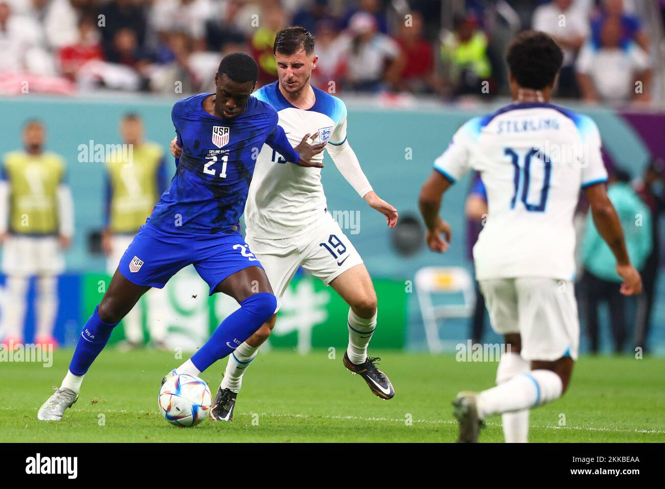 25.11.2022, Doha , football, FIFA World Cup 2022, England vs USA , in